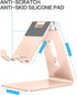 OMOTON Adjustable Cell Phone Stand, C2 Aluminum Desktop Phone Dock Holder Compatible with iPhone 15 14 13 Pro, SE, XR, 8 Plus 7 6, Samsung Galaxy,...
